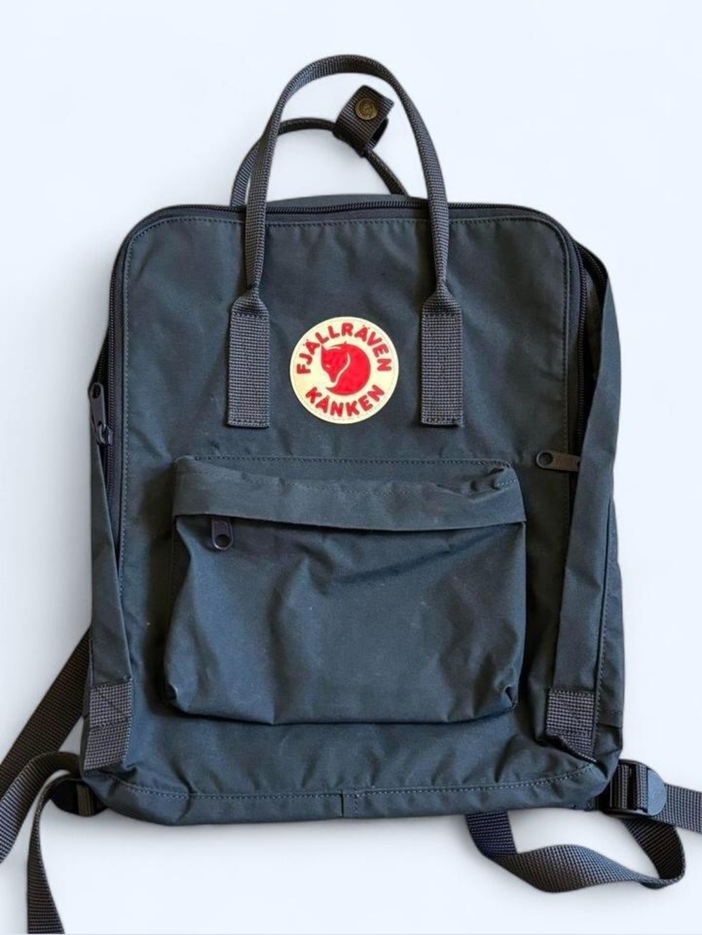 Navy Fjallraven Kanken Backpack